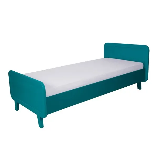 "Laurette kinderbed "Le Lit Rond" 90 x 200 cm, Kleur: Bleu Canard image"