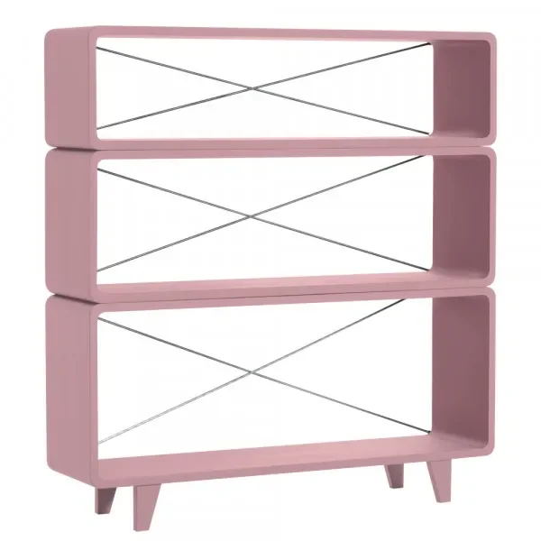 "Laurette boekenplank Millefeuille, Kleur: Vieux Rose image"