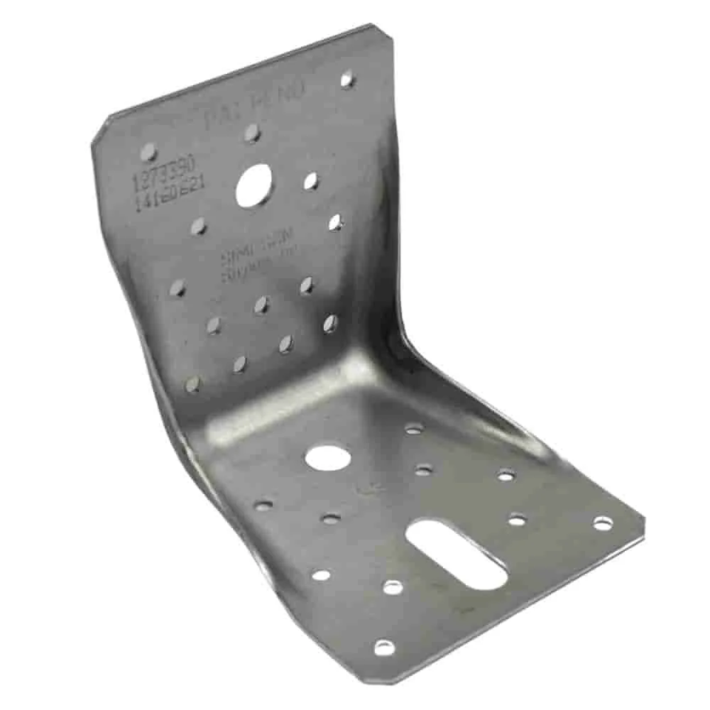 "Hoekverbinder 100 x 100 x 90 x 2 mm met rib image"