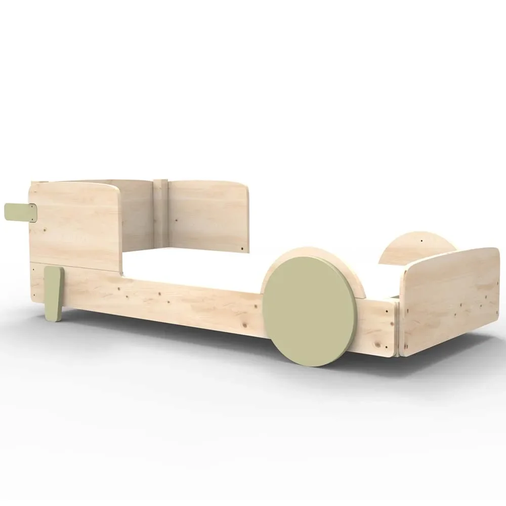 "Mathy by Bols Einzelbett "Discovery", Kleurelementen: Mos grijs image"