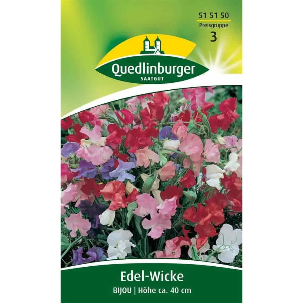 "Edelwicke Bijou Zaden, Geurende Lathyrus voor Balkon image"