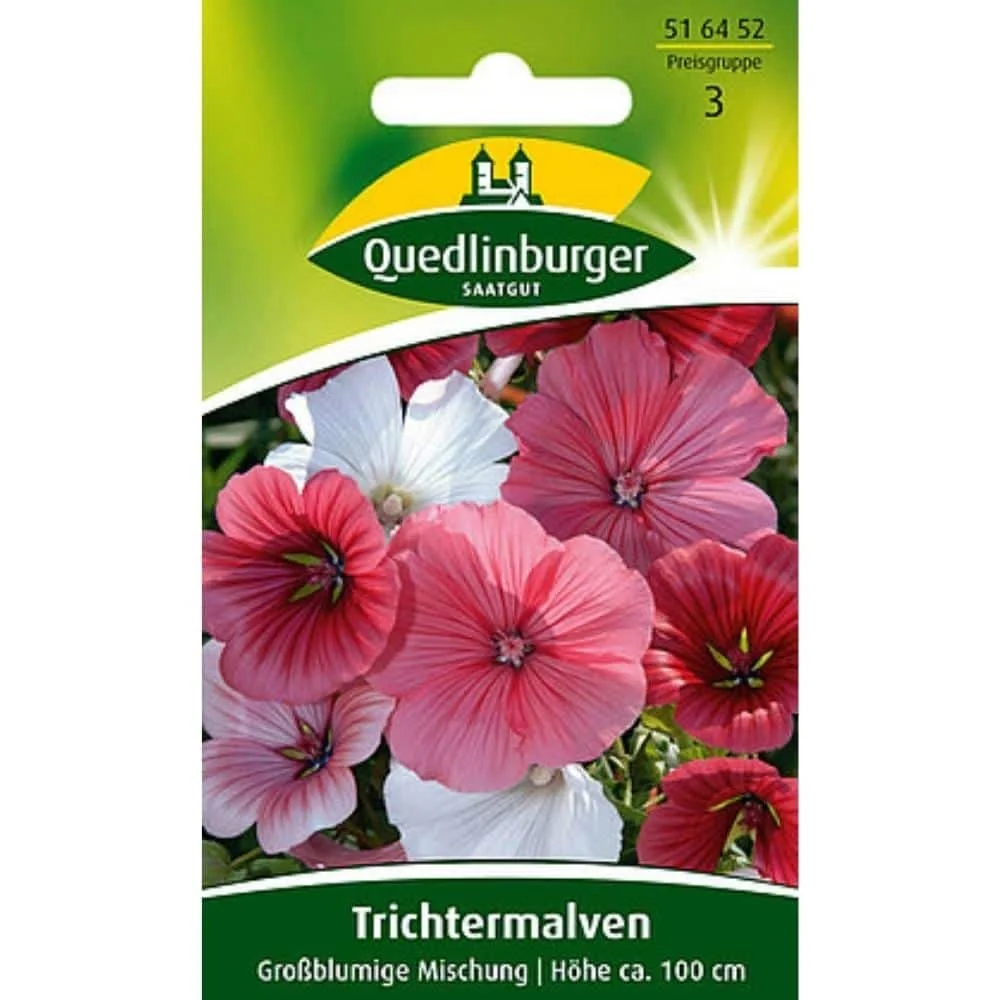 "Trichtermalve Zaden - Grootbloemige Zomerbloemen voor je Tuin image"