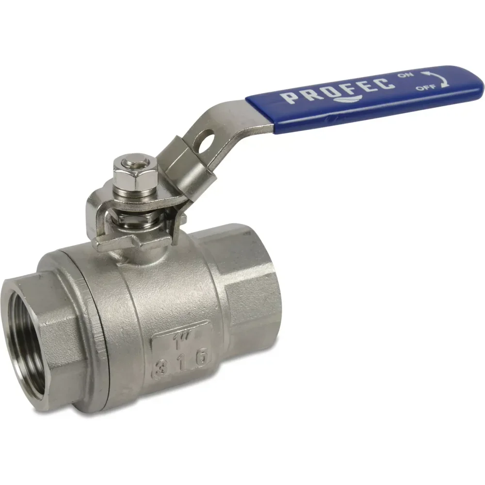"RVS Kogelkraan - 1 1/2 inch - Waterafsluiter tot 64 bar image"