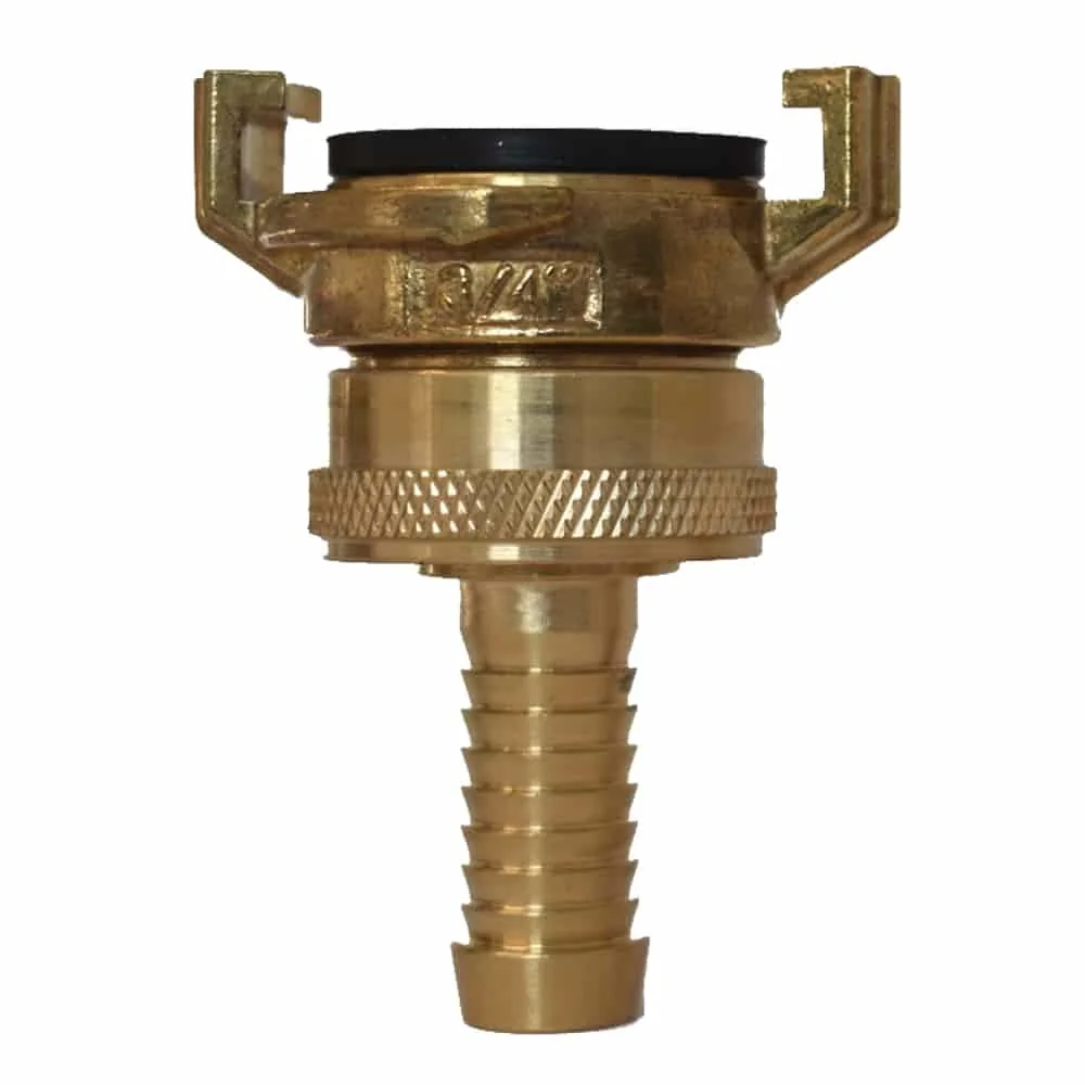 "Messing Saugkoppeling 1/2 inch met Contramoer image"