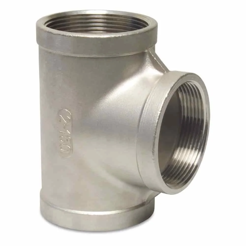 "RVS T-stuk 90° Binnendraad 1/4" image"