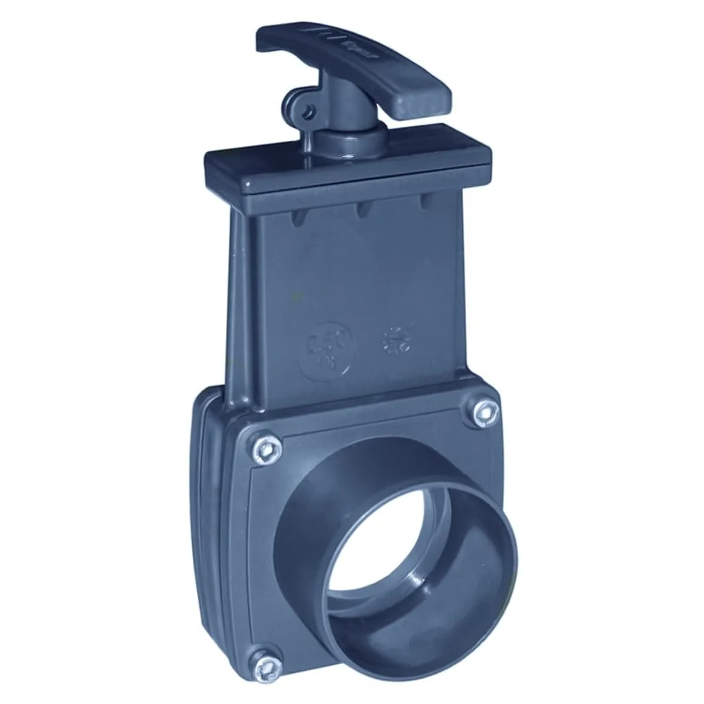 "Schuifafsluiter 50mm: PVC Afsluiter voor Vijver image"