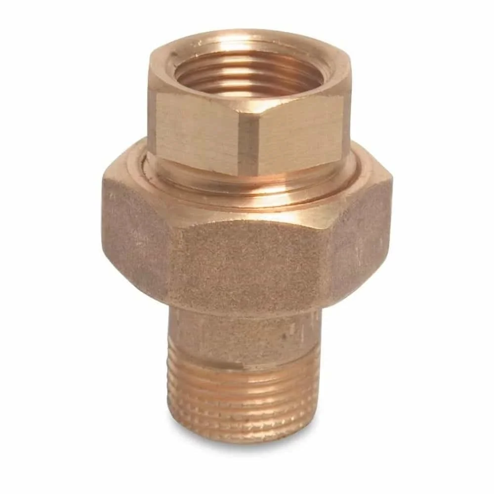 "Schroefdraadfitting Messing Radiator Koppeling 3/4" IG x 3/4" AG Type Conisch afdichtend image"