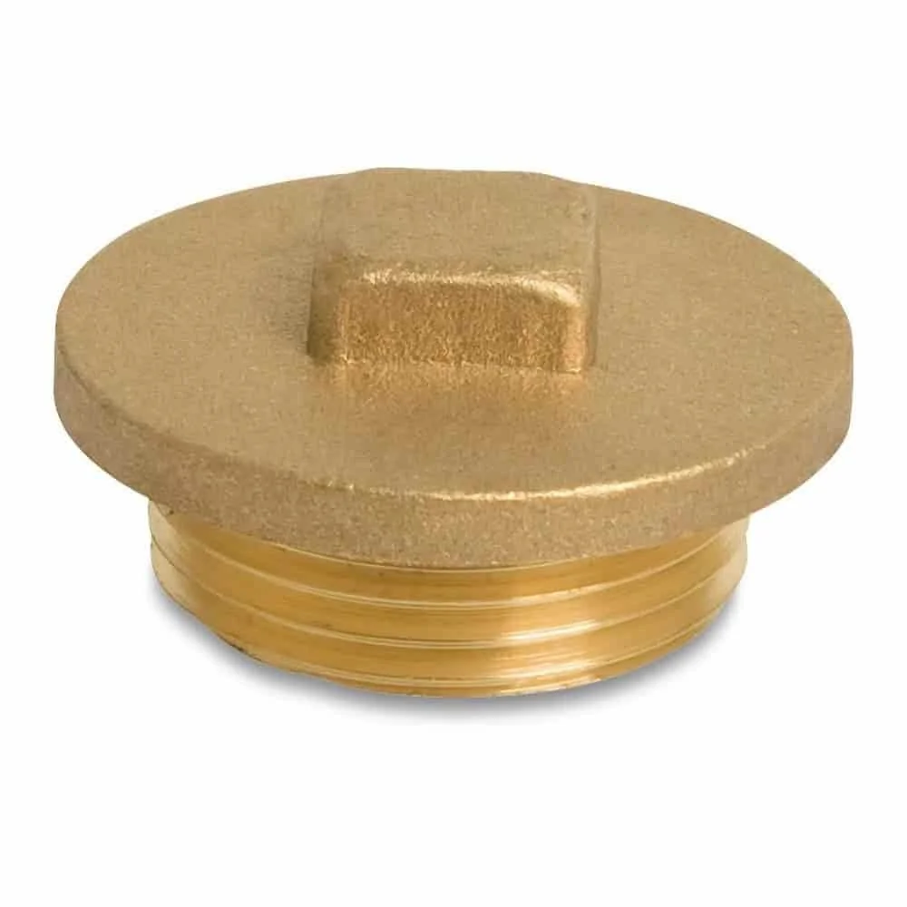 "Messing Stop 3/4 inch, Draadstop voor Verwarming en Waterleiding image"
