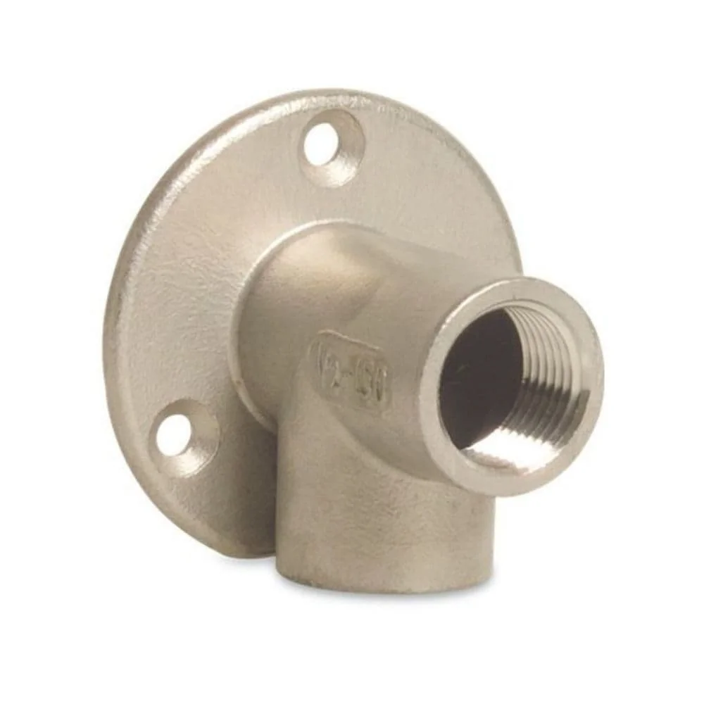 "RVS Wandbocht 1/2", Draadfitting, 90 Graden, V2A image"