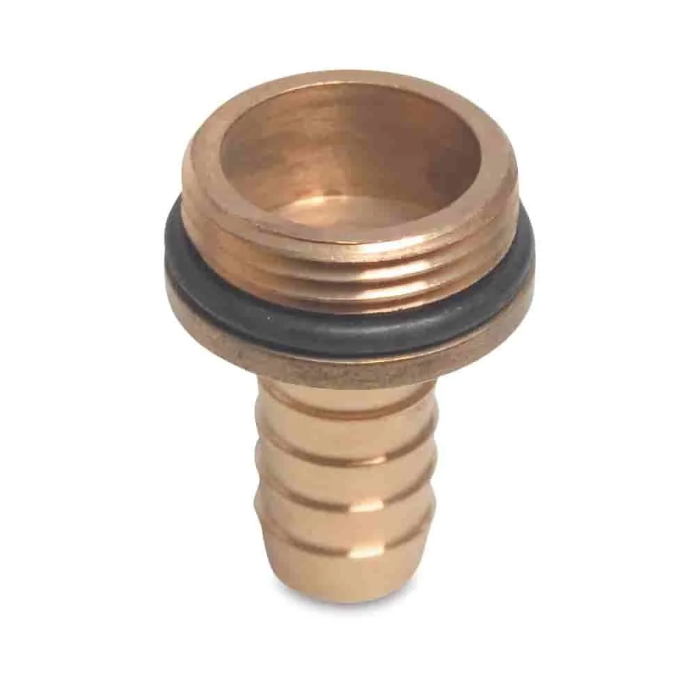 "Messing Slangtule met O-Ring 3/4" AG 20 mm image"