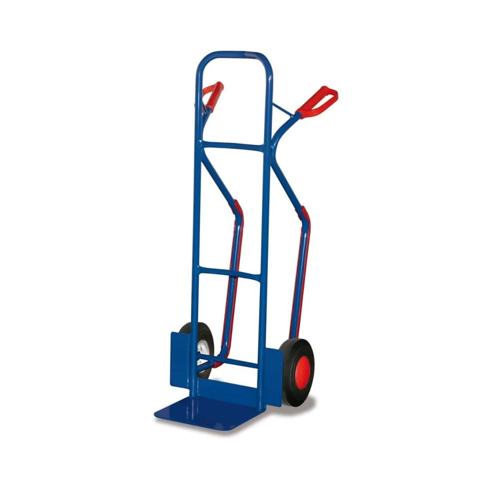 "Stalen Pijp Steekwagen 250 kg, Massief Rubber image"