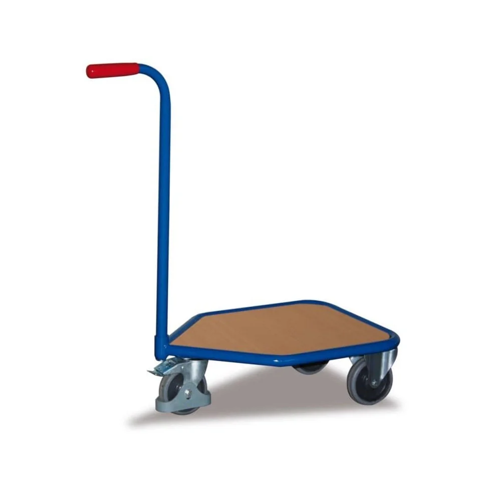 "3 Rad Griffroller met Houten Laadvloer - 150 kg image"