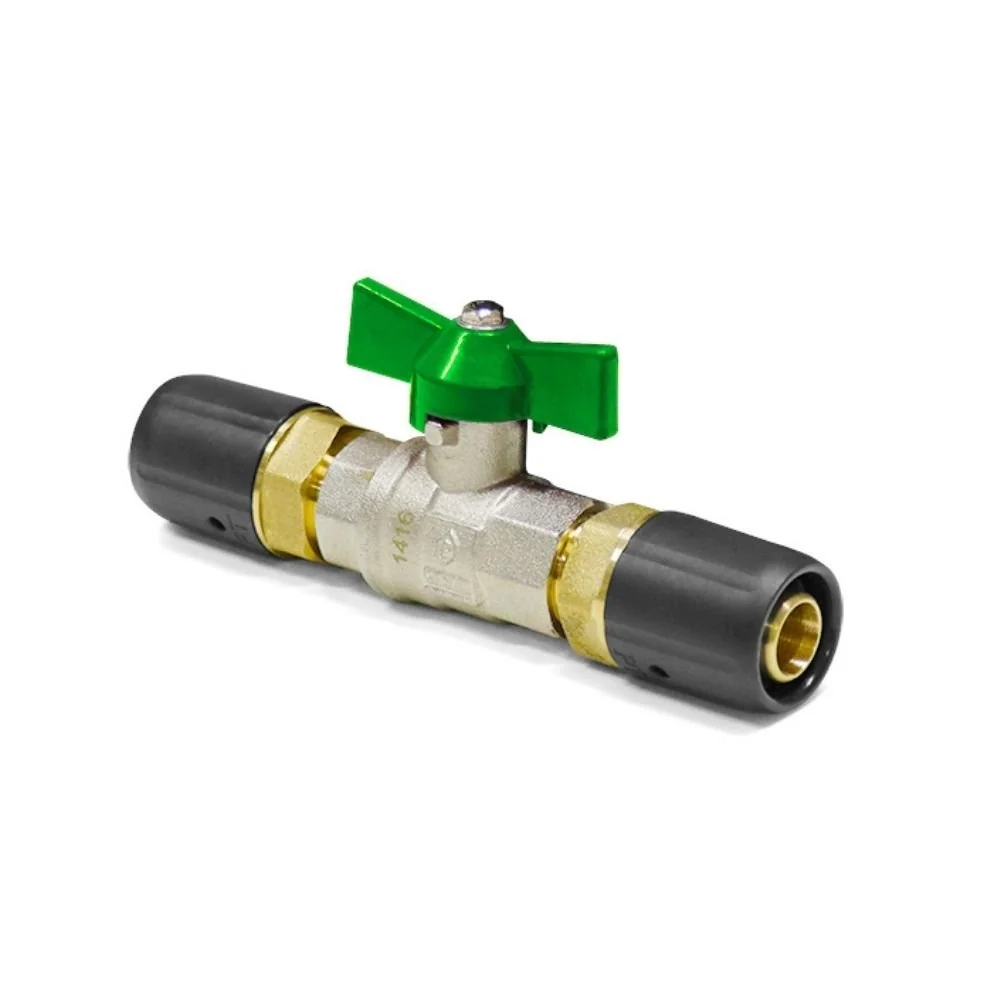 Kogelkraan 20mm, drinkwater, steekfitting