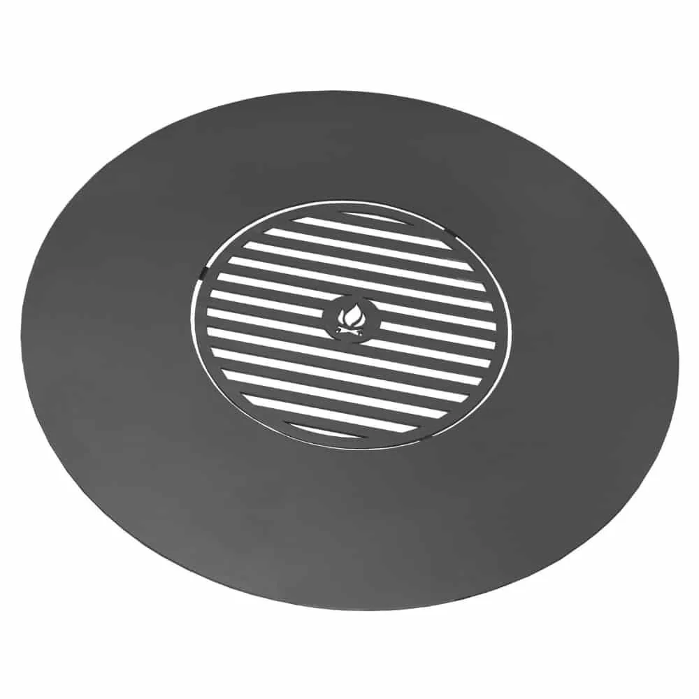 "Grillplaat vuurschaal RVS 82cm + Grillrooster image"