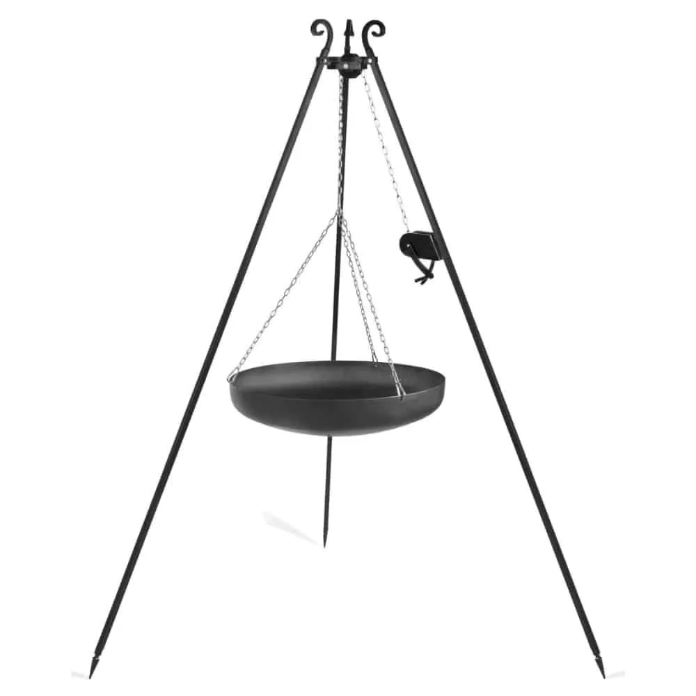 "Wokset 70cm met Driepoot & Kurbel - Outdoor Koken image"