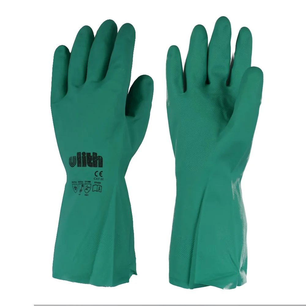 "Industriehanschoenen Nitrilrubber Gr. XL/10 groen image"
