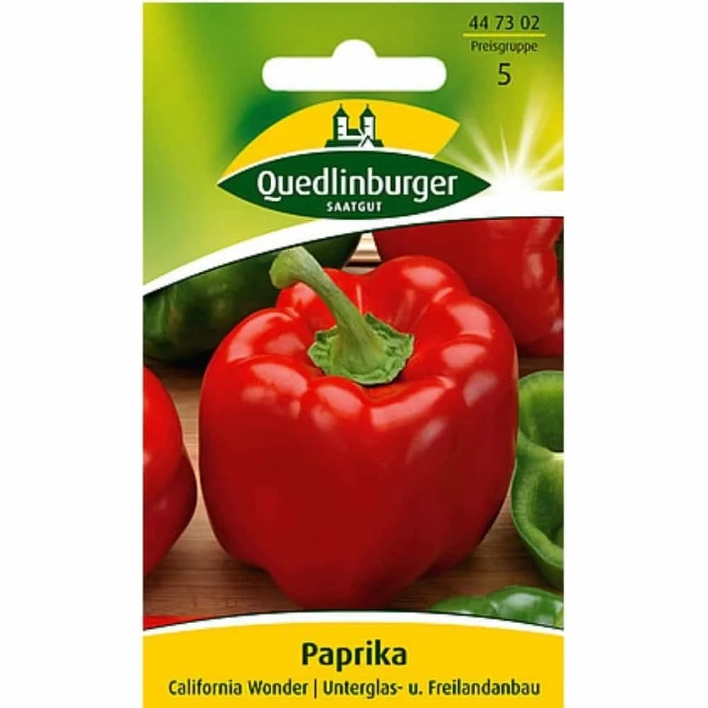 Paprika 'California Wonder' Zaden: Gemakkelijk Zelf Kweken