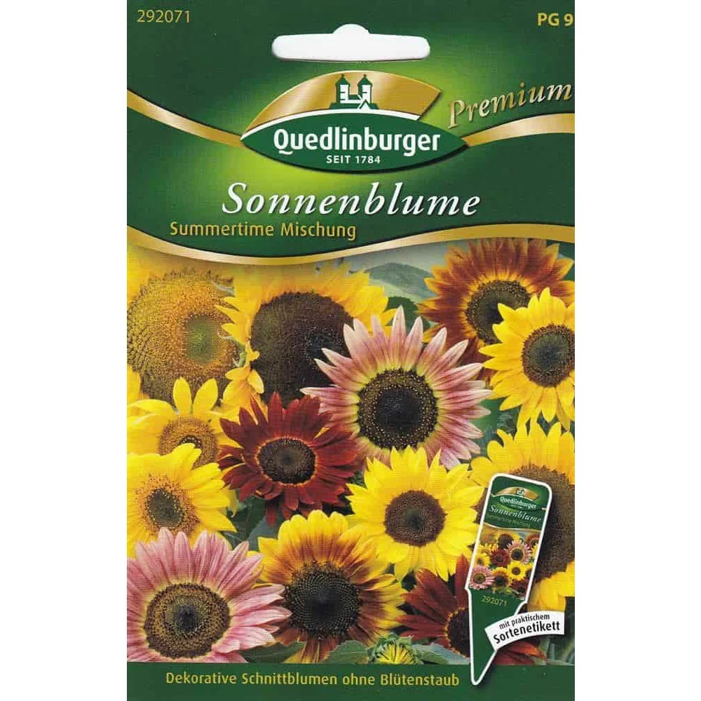 "Zonnebloem Summertime Mix: Kleurrijke Zomerbloemen Zaaien image"