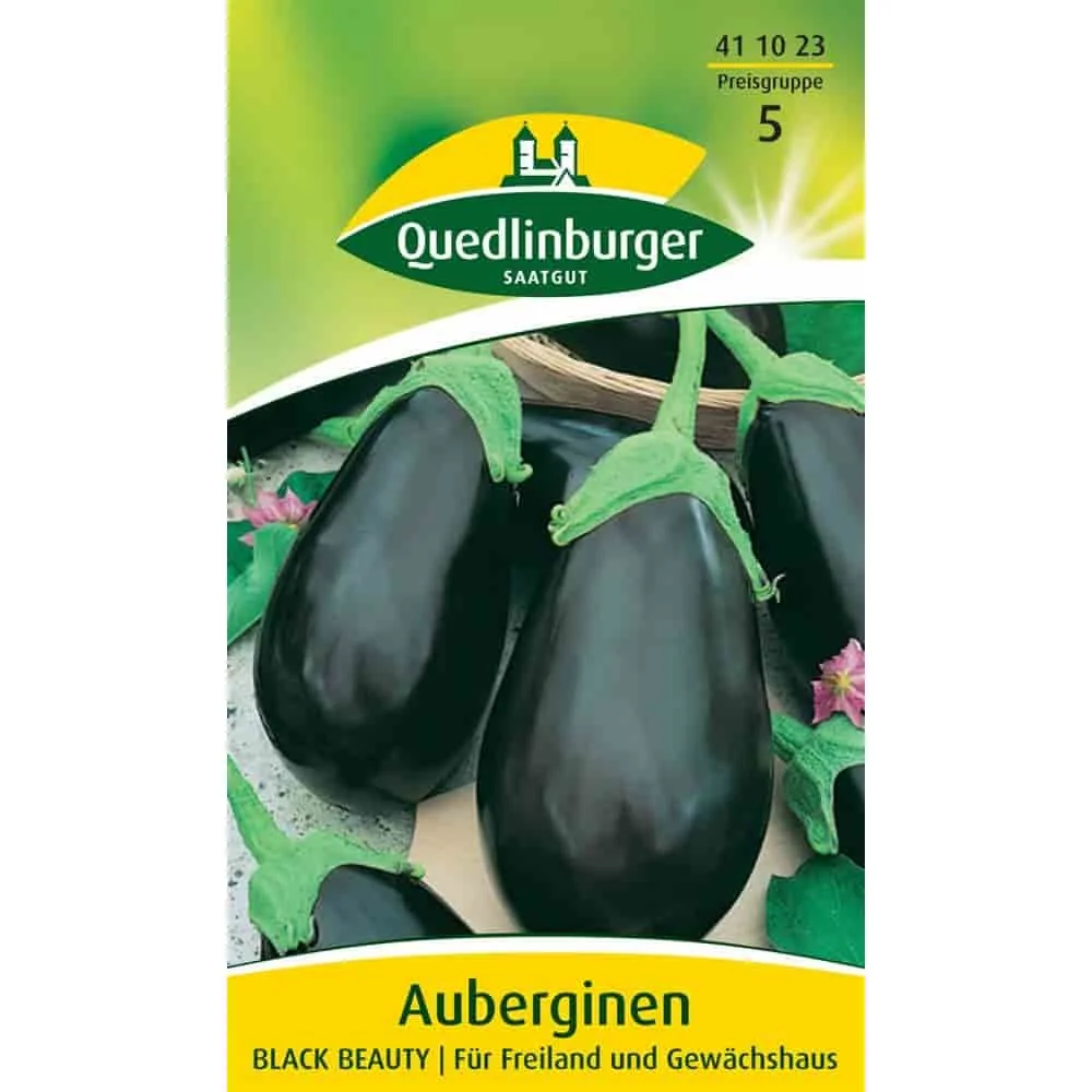 "Aubergine 'Black Beauty' Zaden: Zelf Auberginen Kweken image"