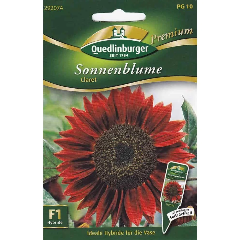 "Zonnebloemen, Claret image"