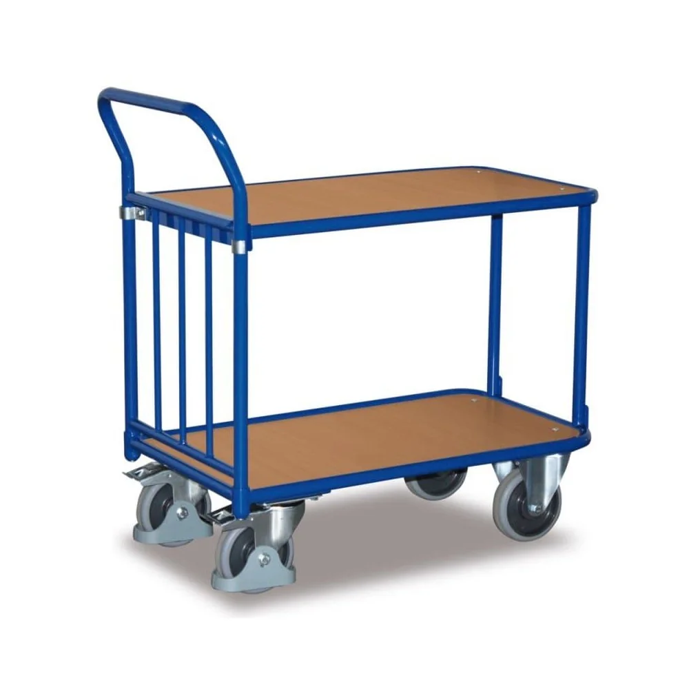 "Duwbeugelwagen 400 kg met EasySTOP, blauw image"