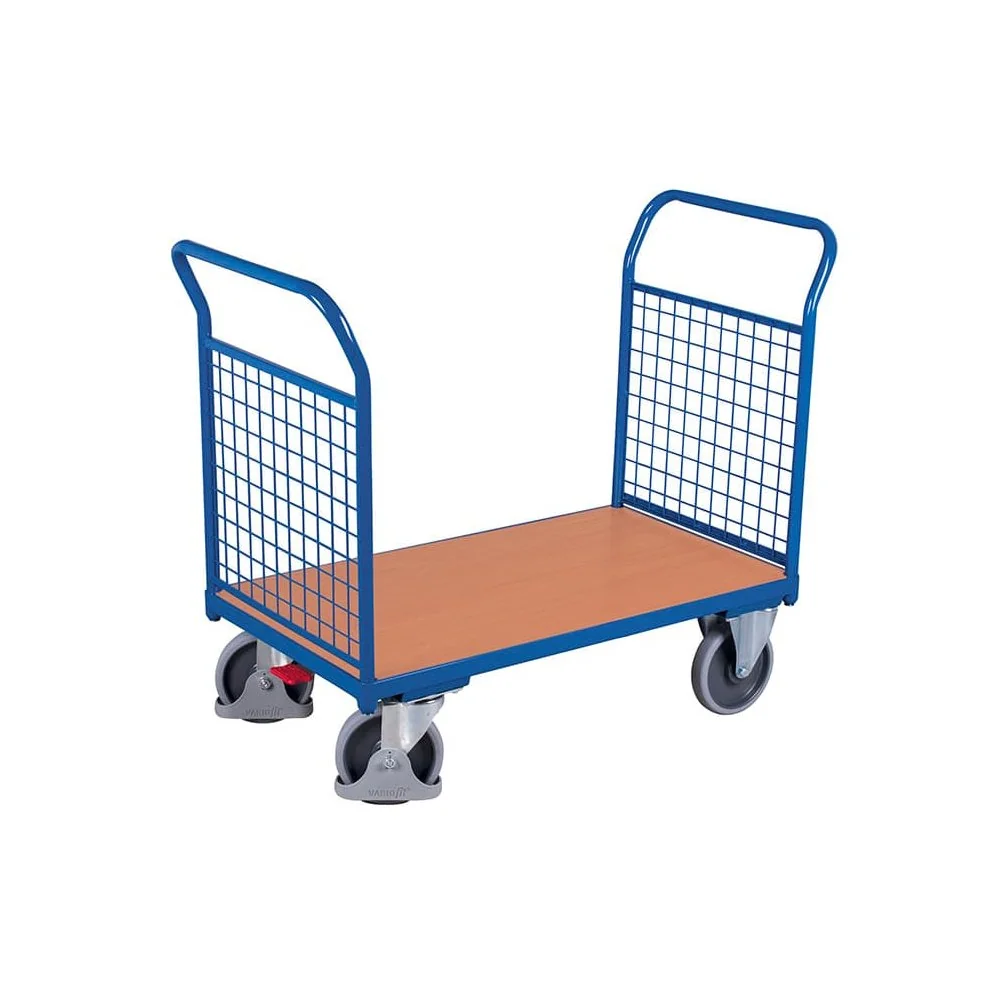 "Draadkooiwagen - 500 kg - Type L - EasySTOP - blauw image"