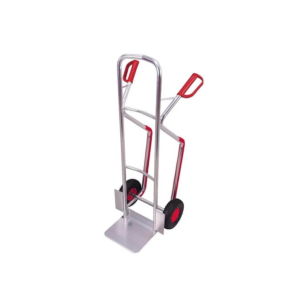"Aluminium Steekwagen - 200 kg - Lekvrije Banden image"