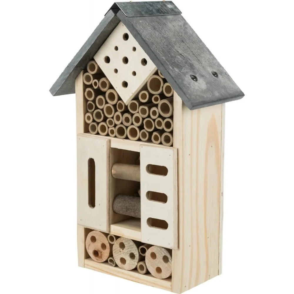 "Insektenhotel Kiefernholz Schiefer - Insectenhuis image"