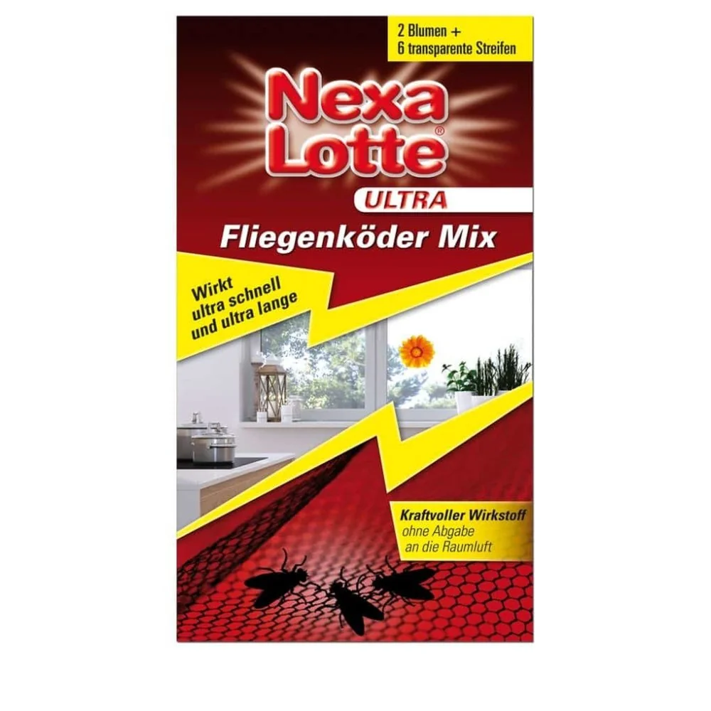 "NEXA LOTTE® Ultra Vliegenvanger Mix 2 Motiefbeelden+ 6 Strips image"