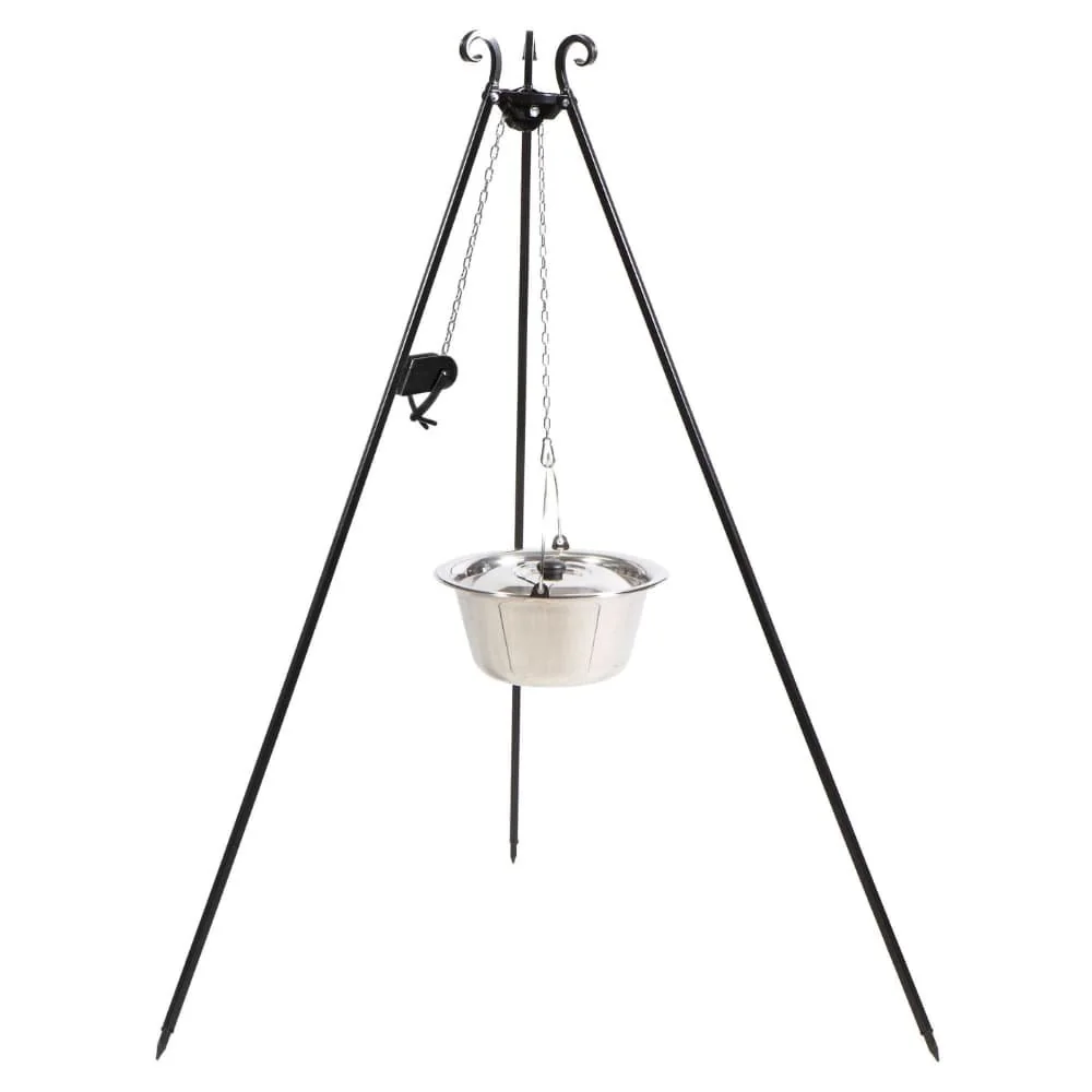 Driepoot Kookset met RVS Kookketel 14L