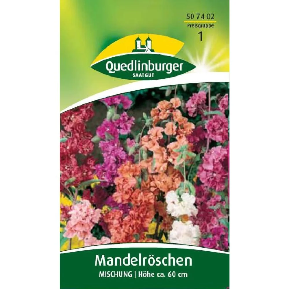 "Mandelroosjes Zaden - Gemengde Zomerbloemen voor uw Tuin image"