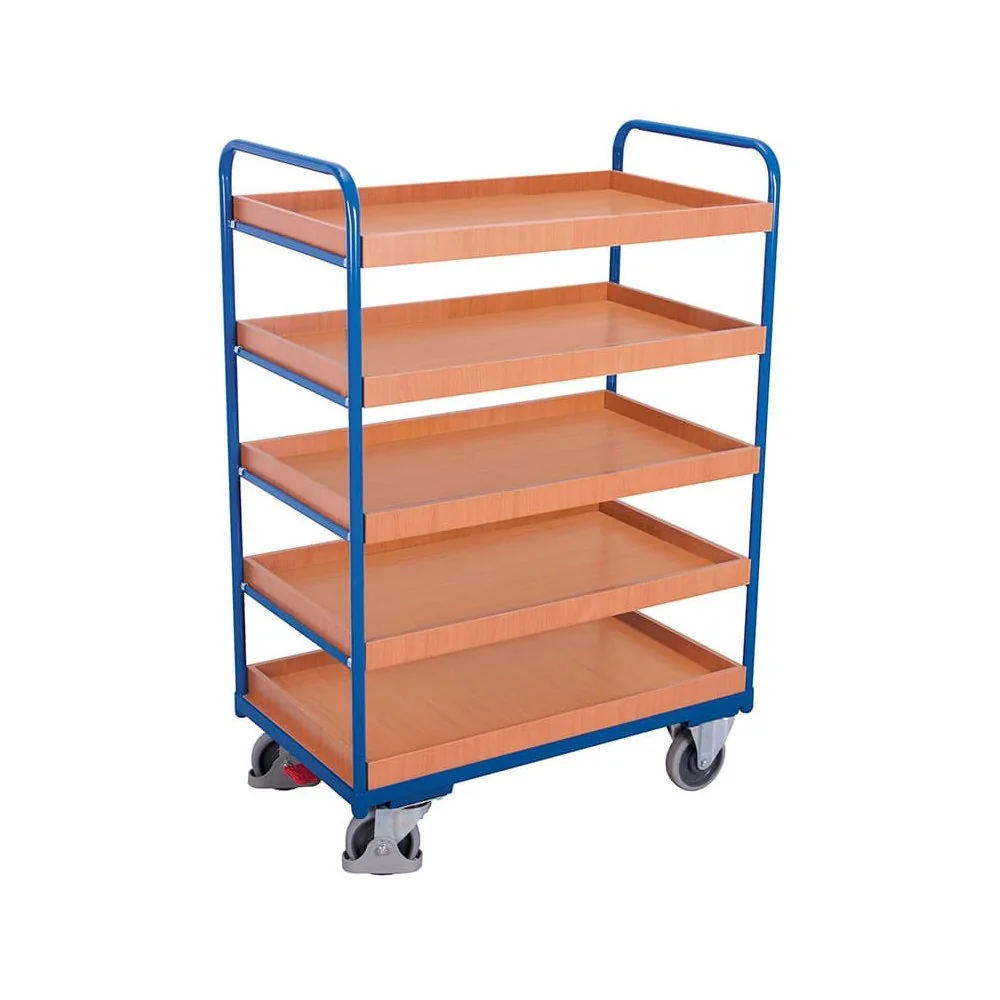 "Etagenwagen met 5 Tableaus - 250 kg Draagvermogen image"