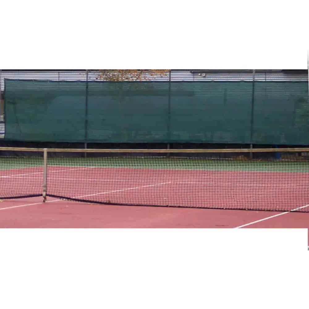 "Groene Bouwhekdoek 2x12m - Privacy Scherm met Ogen image"