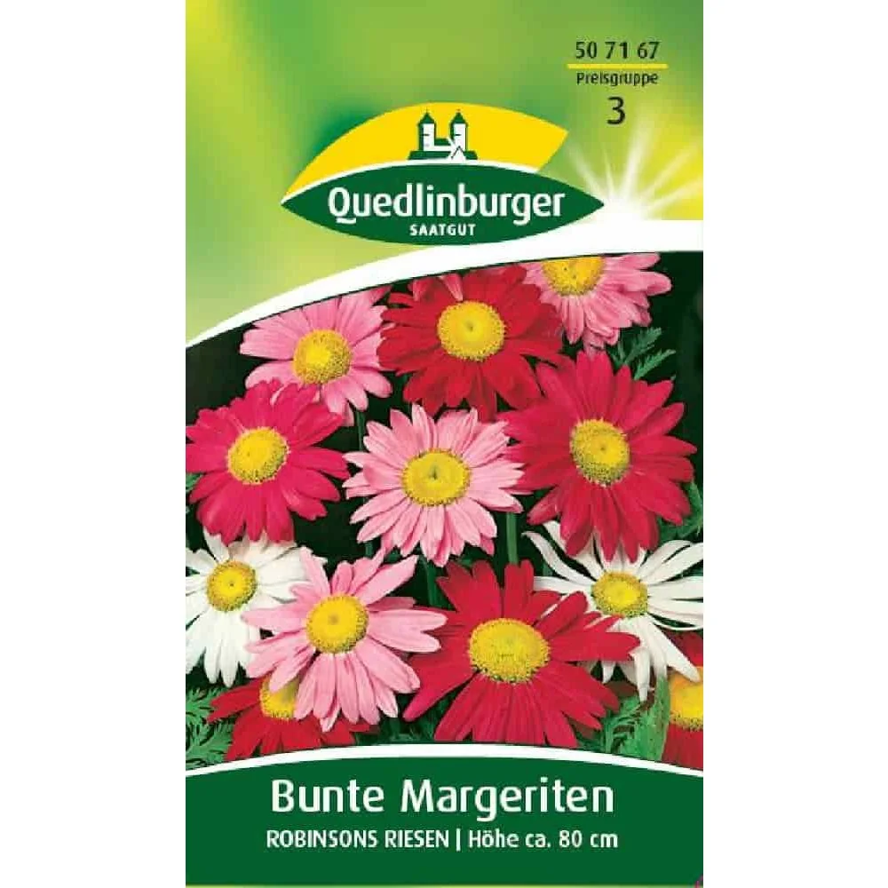 Bunte Margeriten zaden 'Robinsons Riesen' - Meerjarig & Geurend