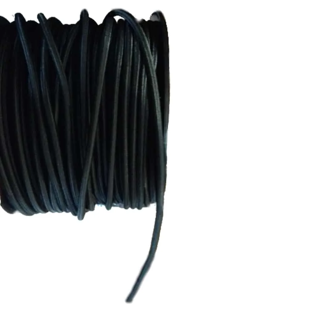 "Zwart Expanderkoord 6 mm, 20 Meter - Elastisch Planenkoord image"