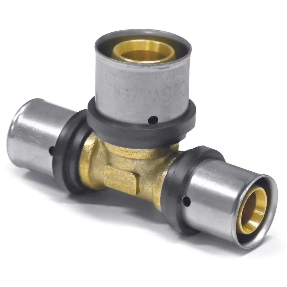 "Persfitting T-stuk Midden uitgebreid 20 x 2 - 26 x 3 - 20 x 2 image"