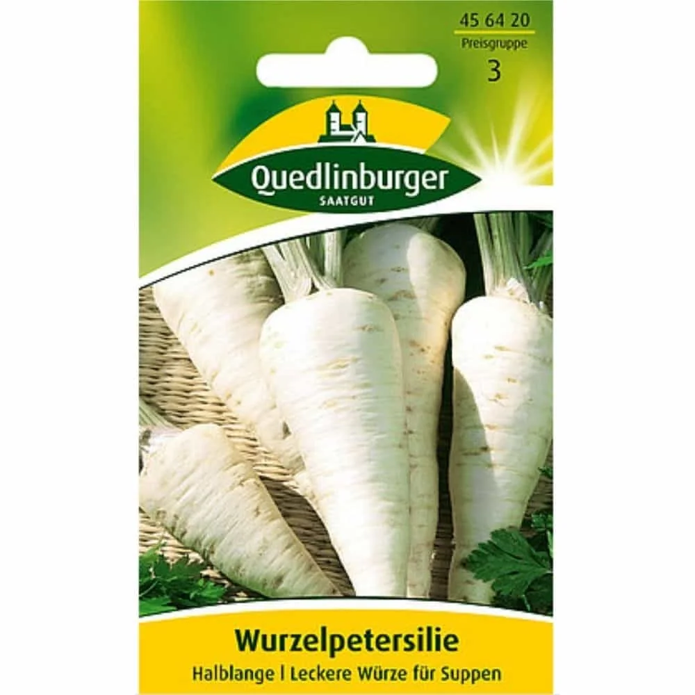 "Wortelpeterselie Halblange - Zelf kweken voor Soepgroente image"