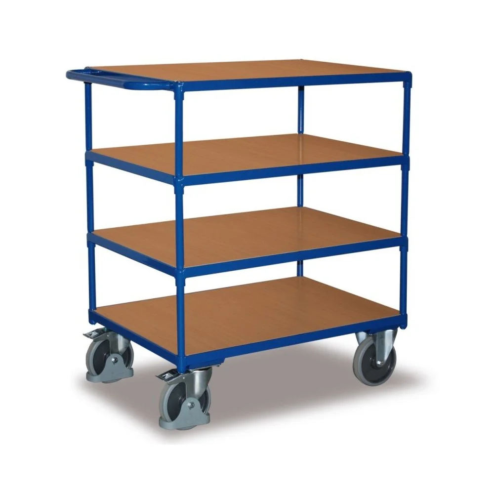 "Zware tafelwagen 500 kg met 4 laadvlakken Type L + EasySTOP image"