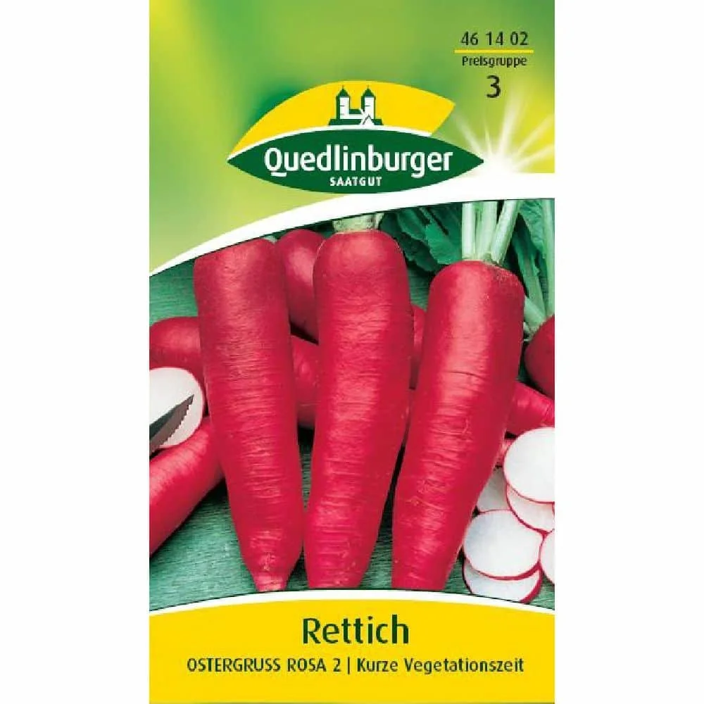 Radijs 'Ostergruss Rosa' zaad