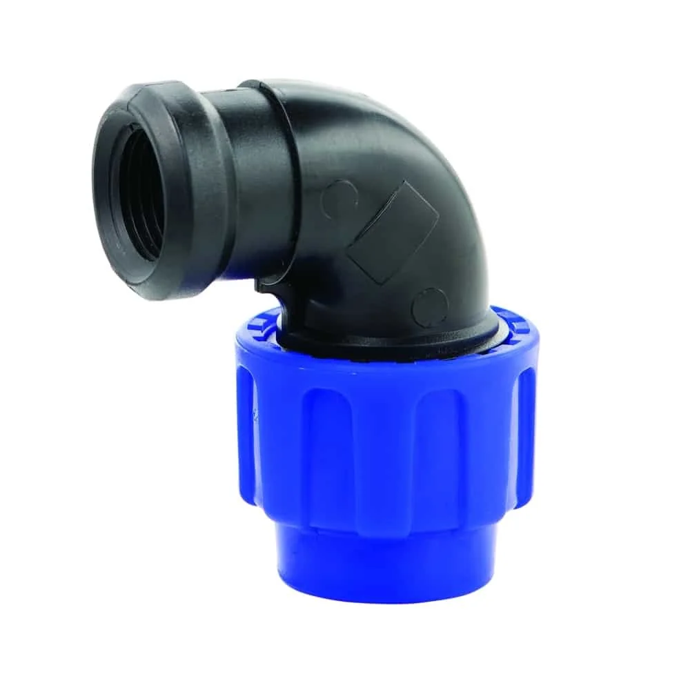 "PP PE leidingfitting, 90° bocht, 20 x 3/4" met binnendraad image"