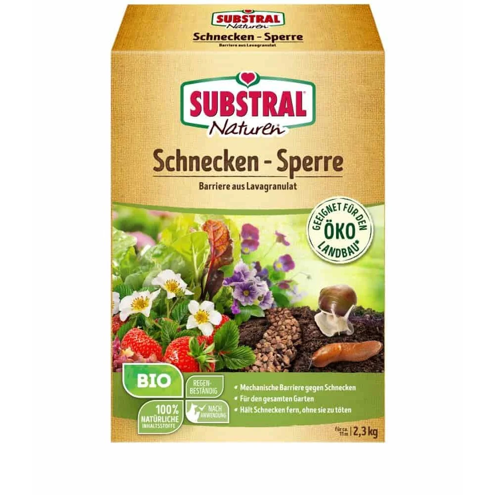 Slakkenbarrière 2,3 kg - Natuurlijke Slakkenbestrijding met Lavagranulaat