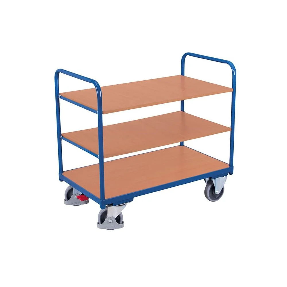 "Etagenwagen met 3 Etages, 250 kg, Werkplaats- & Magazijnwagen image"