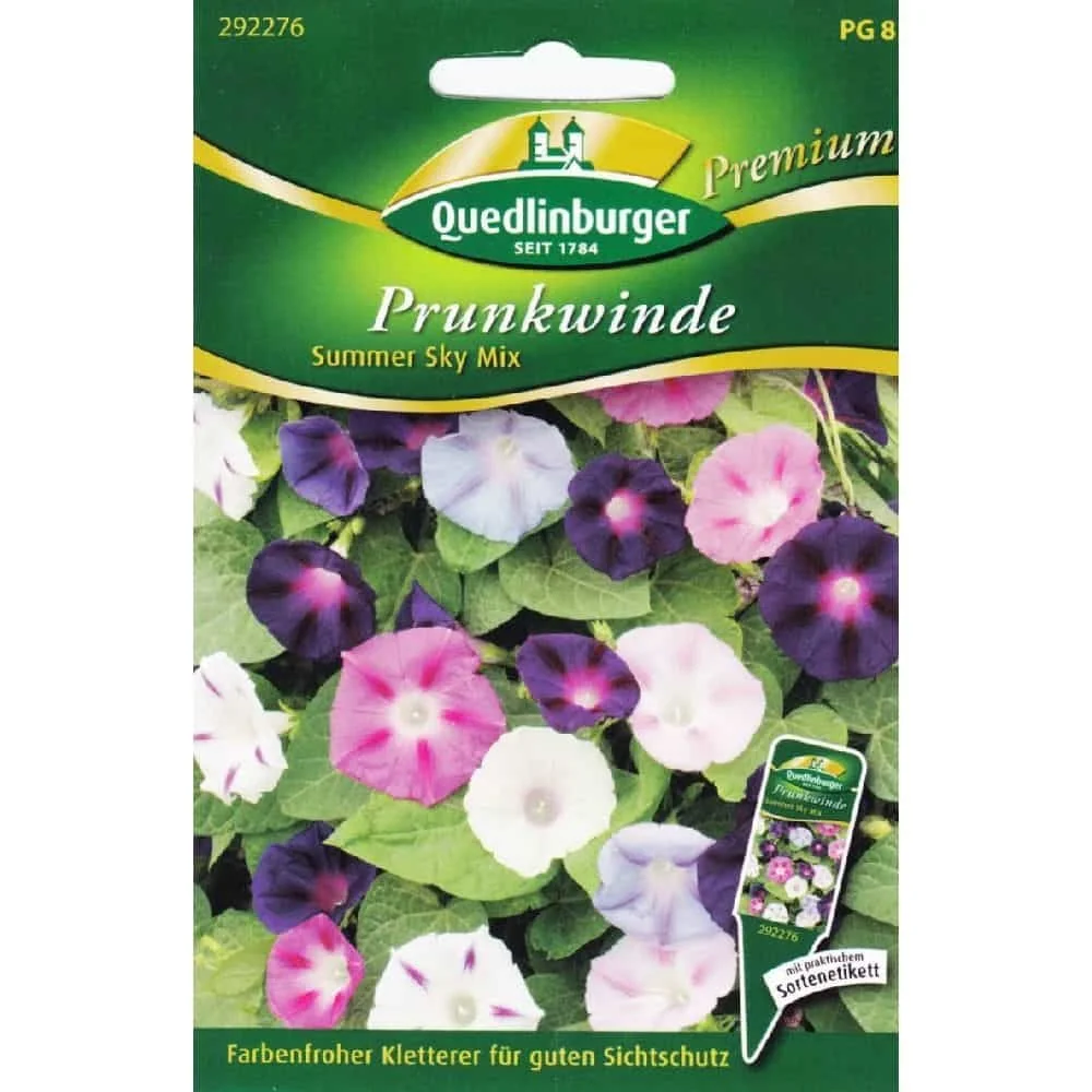 "Prunkwinde Summer Sky Mix - Kleurrijke Klimplant voor uw Tuin image"