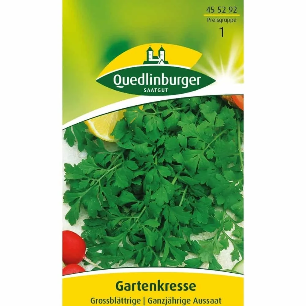 "Tuinkers, Grootbladige image"
