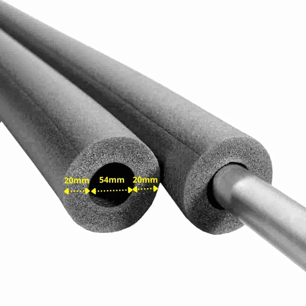 "Isolatieslang 2m, buisisolatie Ø 54 mm x 20 mm, verwarmingsbuis isolatie image"