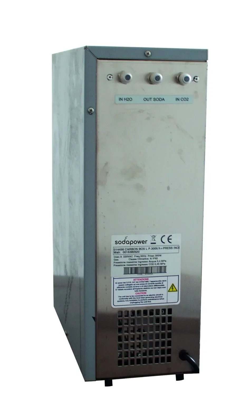 "Waterdispenser, sodamaker, bruiswater machine, warme carbonator - WC 220 INOX image"