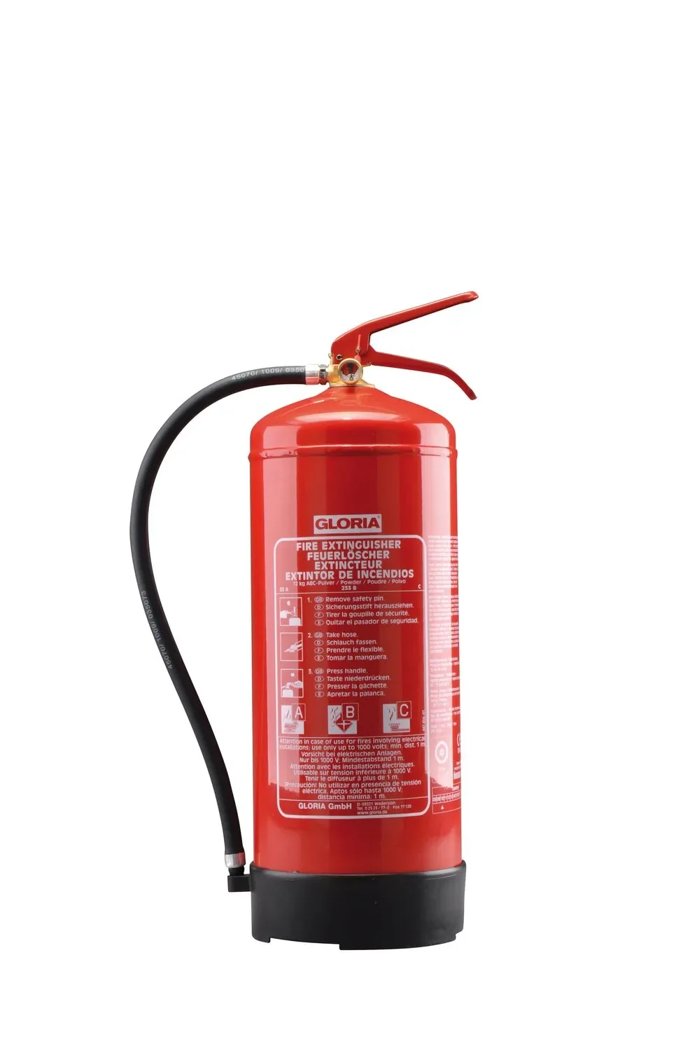 "Poederblusser - PD 6 GA met manometer en muurbeugel image"