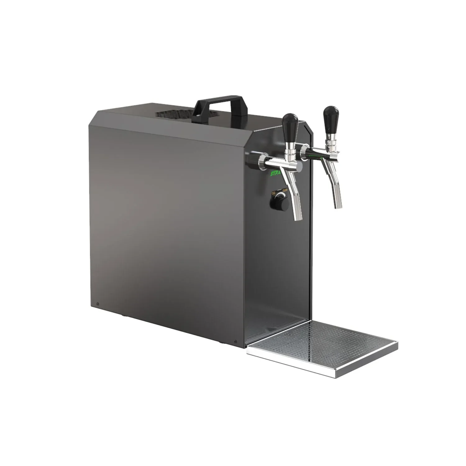"Biertap, Thuistap met STREAM 50K 2-leidingmembraanpomp, 55 liter/u - BLACK EDITION image"