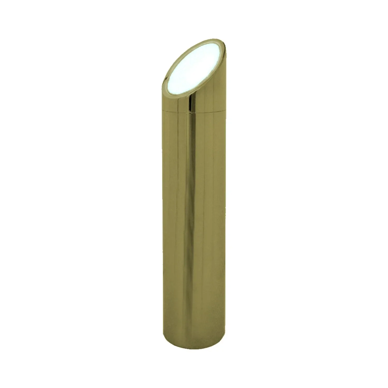 "Tapzuil, model "Toren", met verlichting, TIN goudkleurig 1-lijns - 80 mm Ø image"