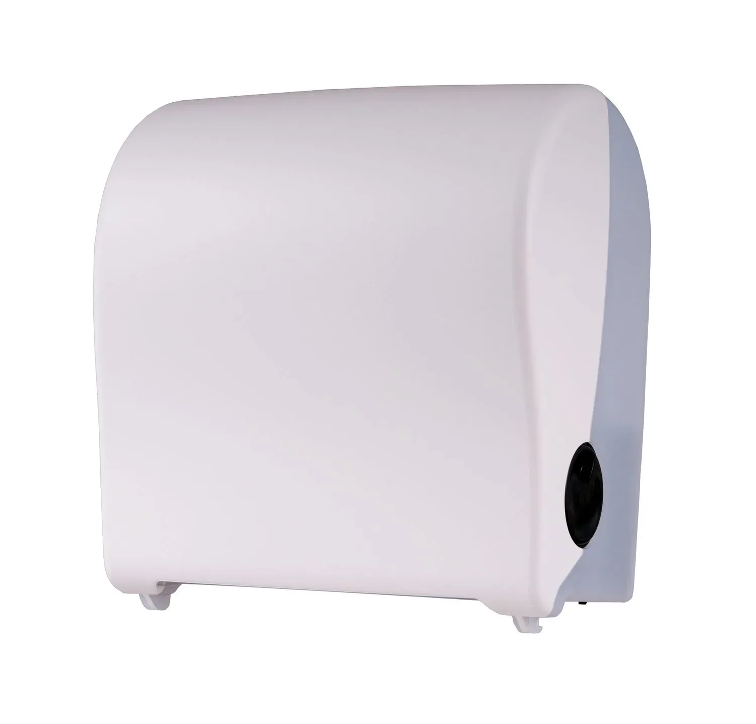 "Handdoekdispenser, papieren handdoekjes dispenser, papieren handdoek houder - PQSAutK, Mini, kunststof, wit image"